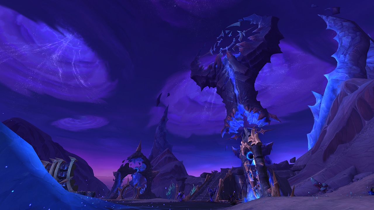 A torn sky